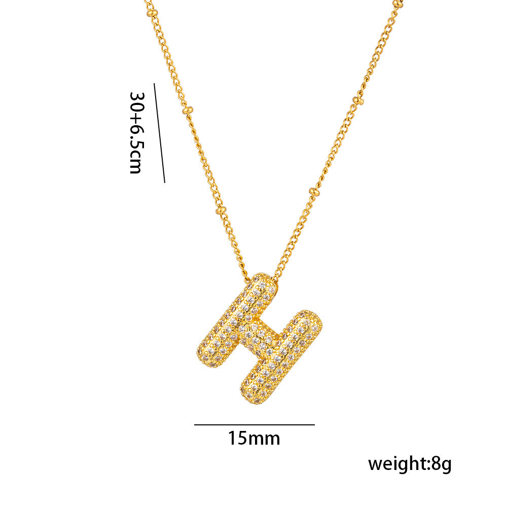 Sparkling Initial Necklace