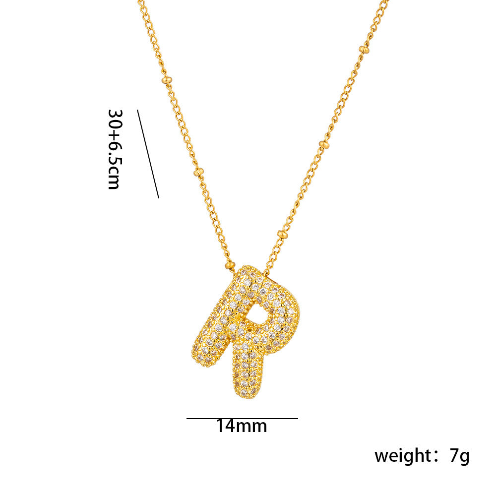 Sparkling Initial Necklace